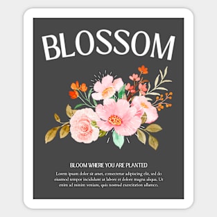 Blossom Floral Bloom Sticker